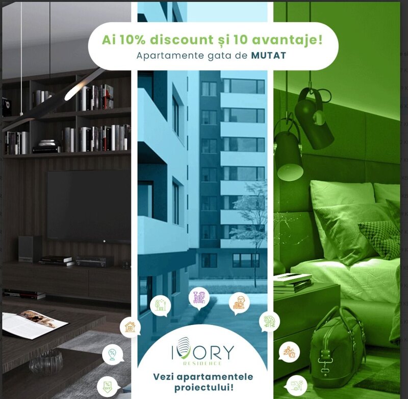 Pipera, Ivory Residence, locuinta ta moderna, acum cu 10% discount inclus